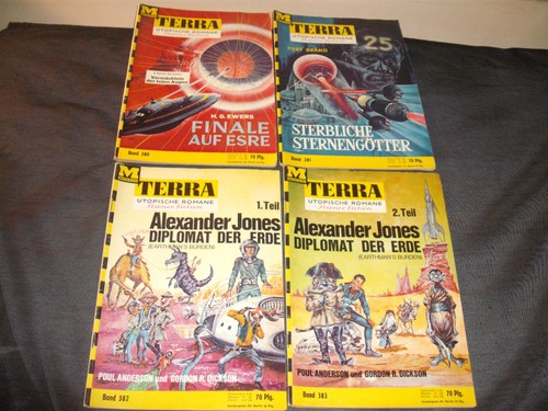 Terra utopische romane - 4x,